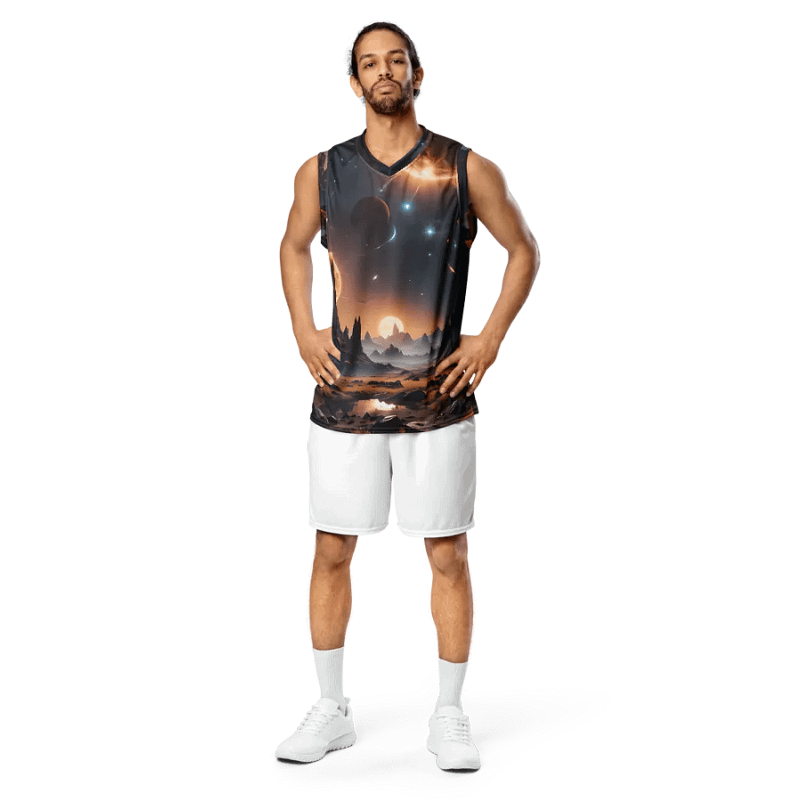 Harmony Reverie All-Over Print Basketball Jersey product image (3)