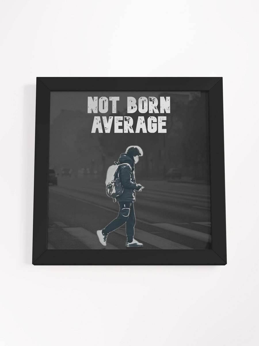 Not Born Average Hooded Streetwear Poster product image (17)