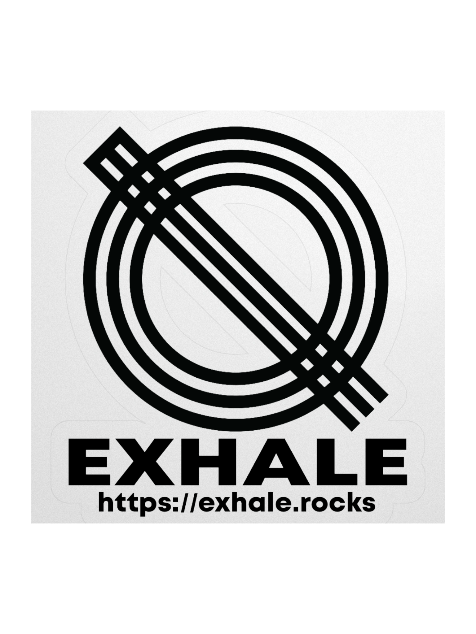 Exhale Sticker product image (1)