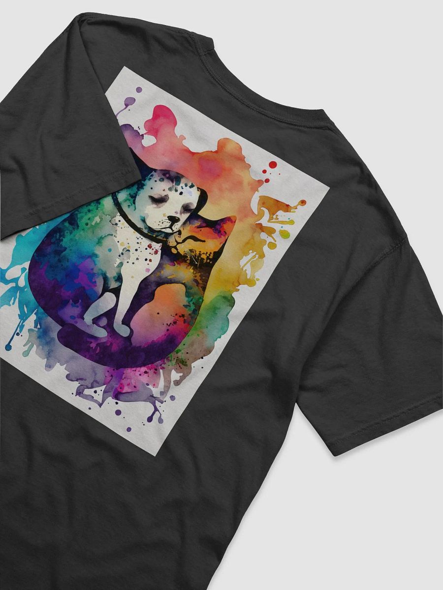 Deep Connection: Watercolor Dog & Cat T-Shirt | Animal Lovers Tee product image (50)