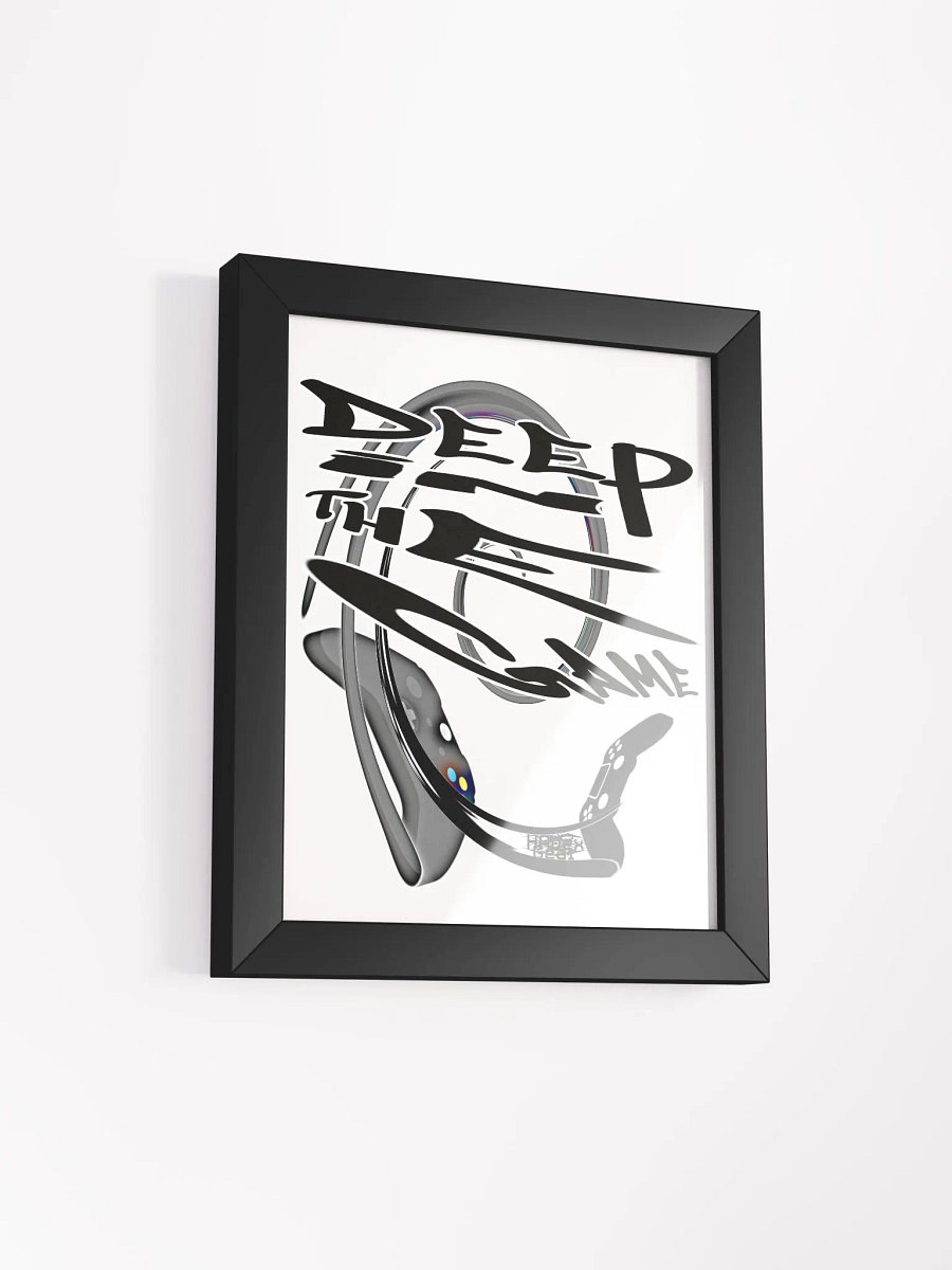 Deep In The Game - Framed - High-Quality Matte Poster product image (2)