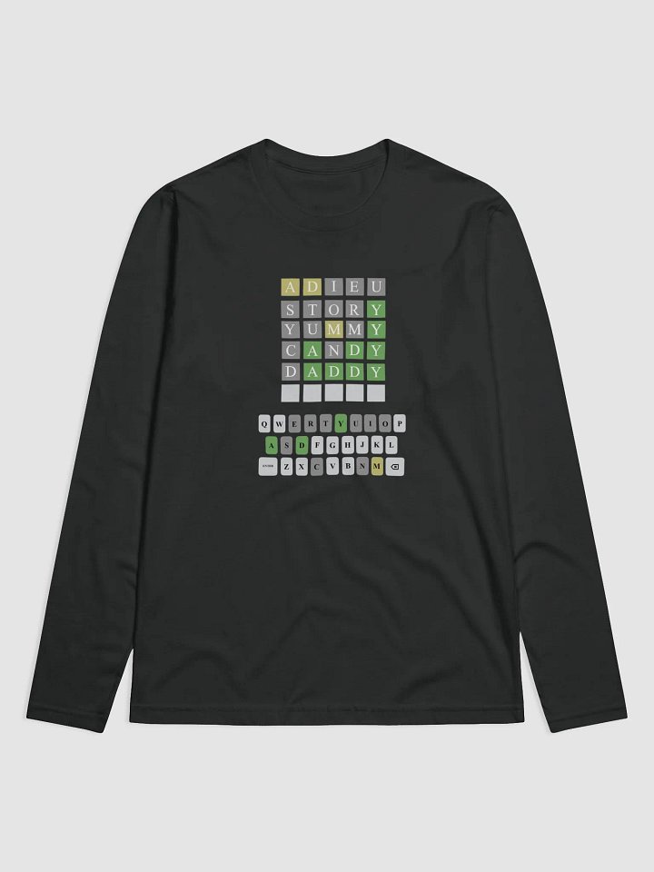 Wordle Long Sleeve Fitted Te product image (2)