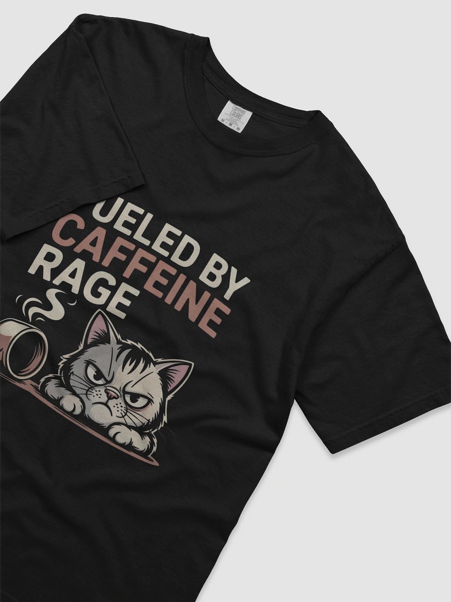 Caffeine Rage Cat Graphic Tee product image (3)