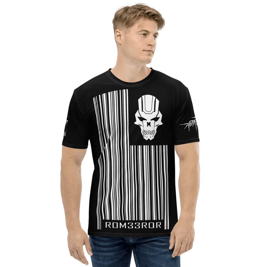 ROM33ROR American Flag Shirt Black (AOP) product image (1)