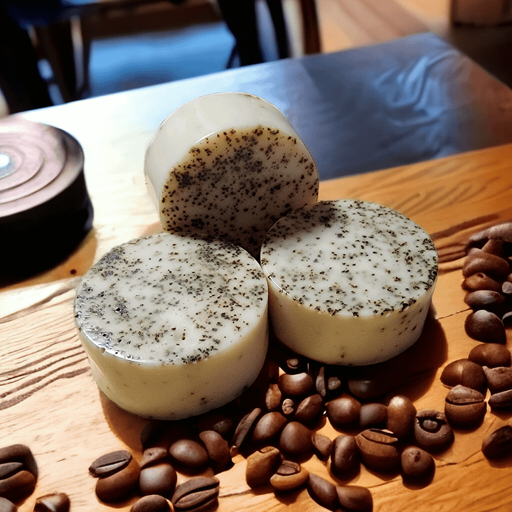 Creamy Coffee Round Soap (2.4oz) product image (1)