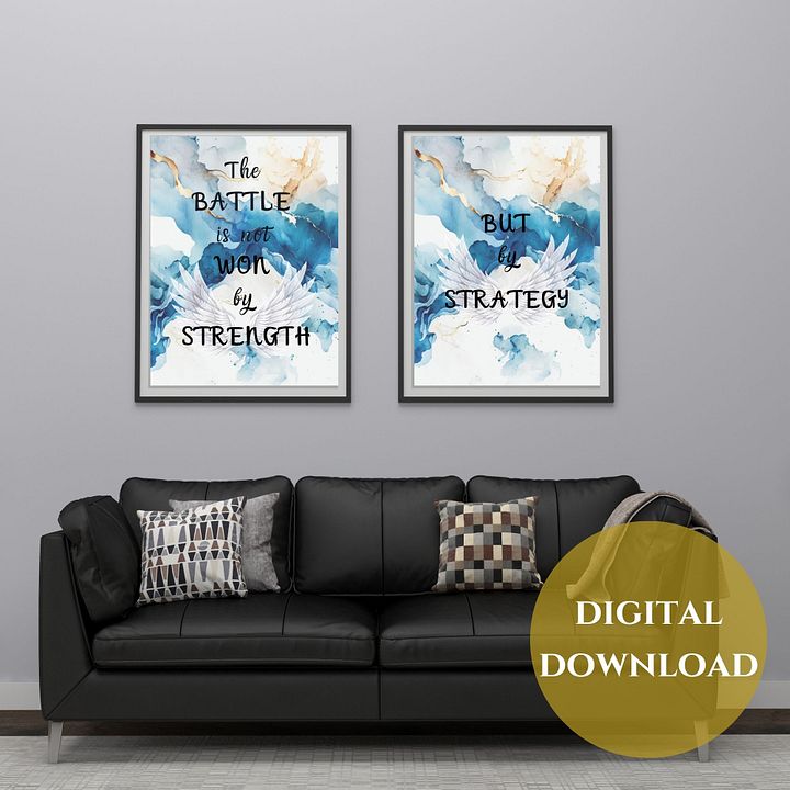 Battle Strategy Printable Wall Art product image (1)
