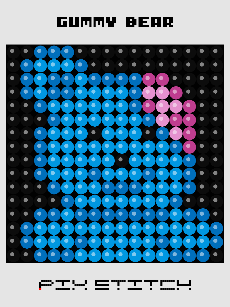 Gummy Bear Pixel Art product image (1)