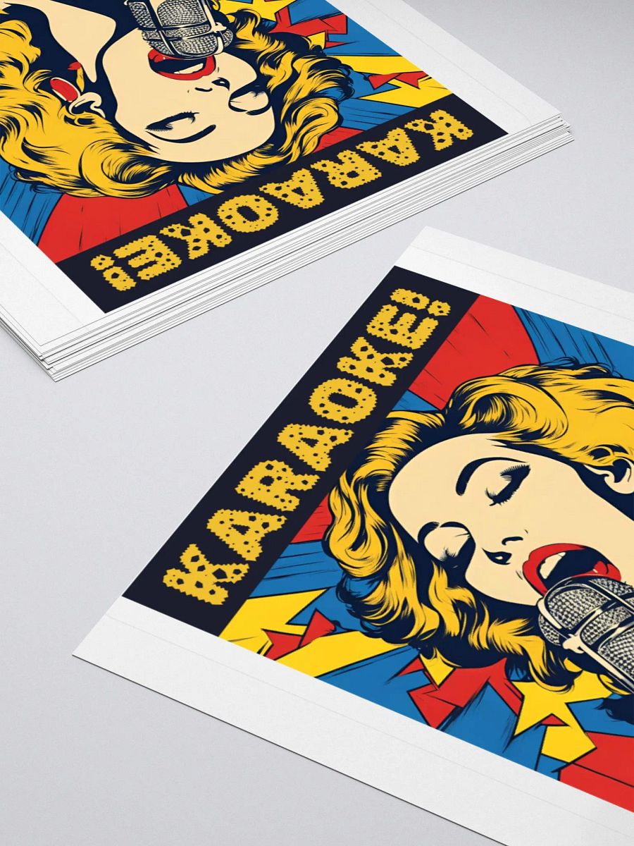 Passionate Pop Art Karaoke Stickers product image (11)