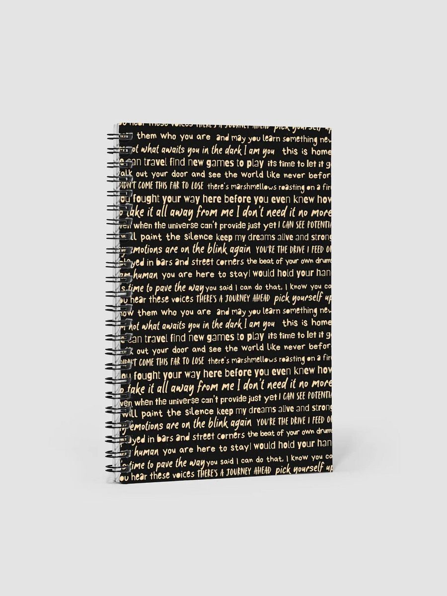 Hammeta Lyric Notebook product image (1)