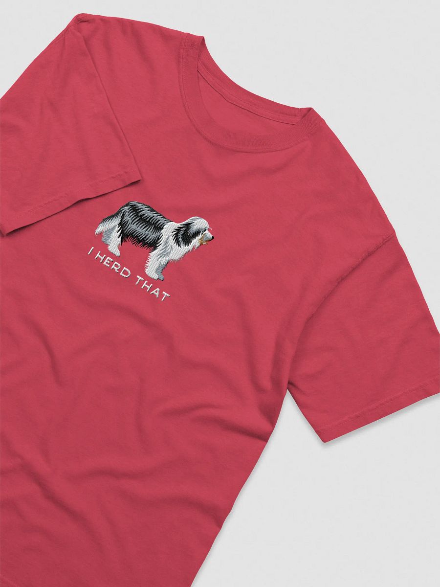 I Herd That T-Shirt(Embroidered) of a Bearded Collie product image (35)