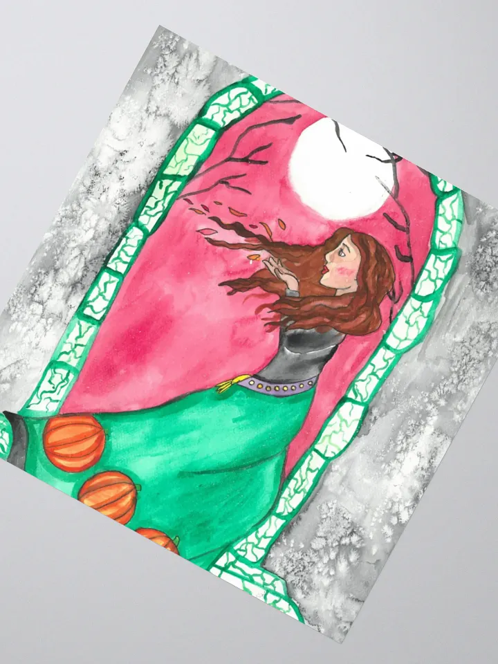 October Moon Sticker product image (6)