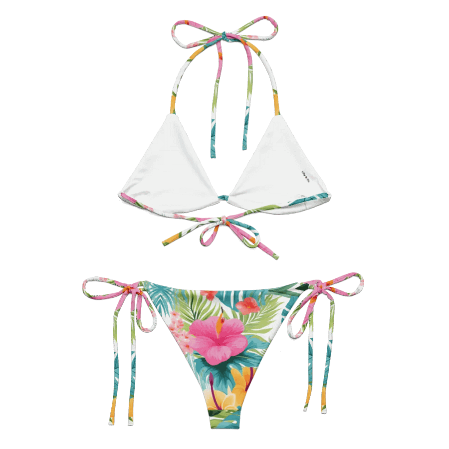 Tropical Glow String Bikini Set product image (1)