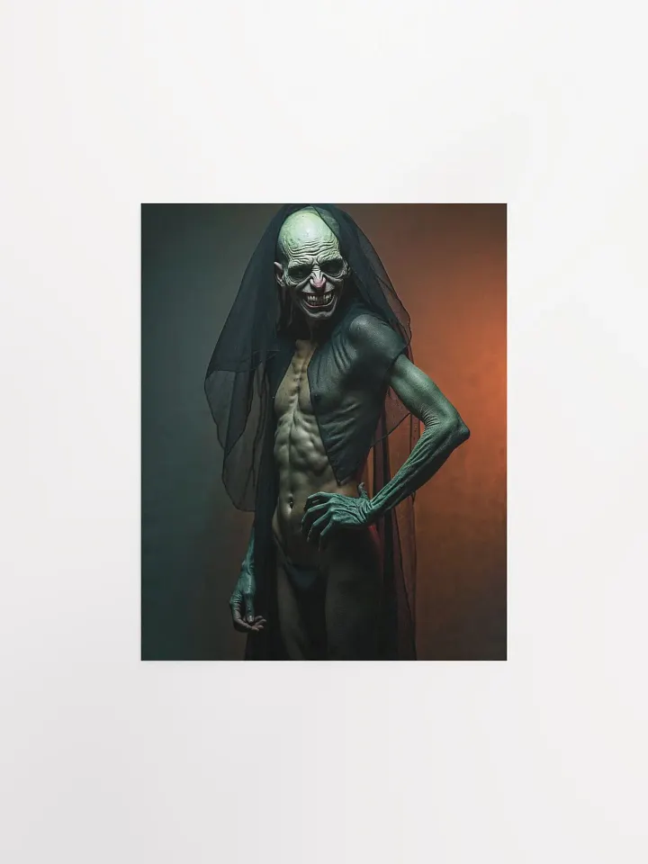 Veiled Grin Matte Poster product image (2)