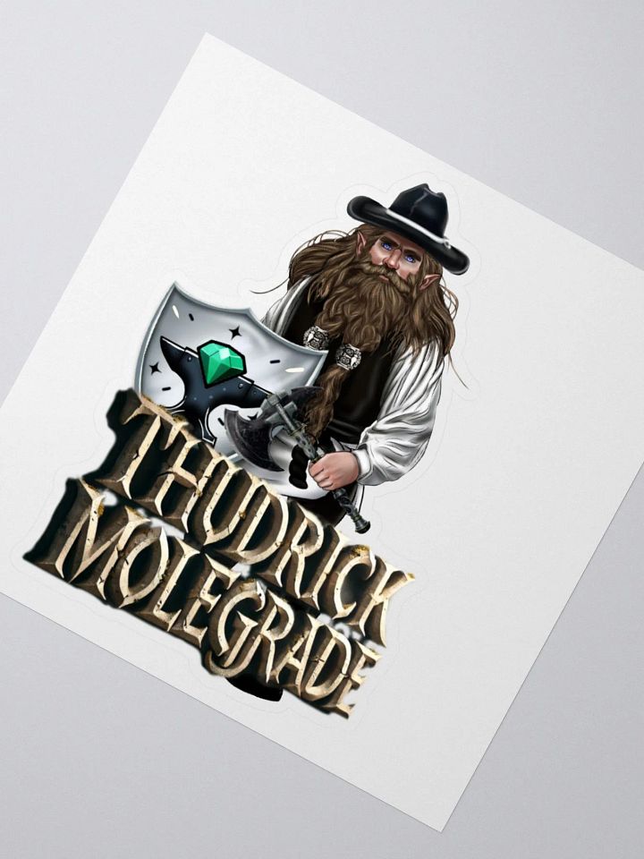 NoobsPodcast Thudrick Molegrade Plain Sticker product image (2)