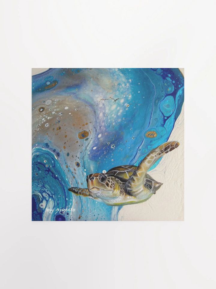 Sea Turtle Blue Print product image (1)