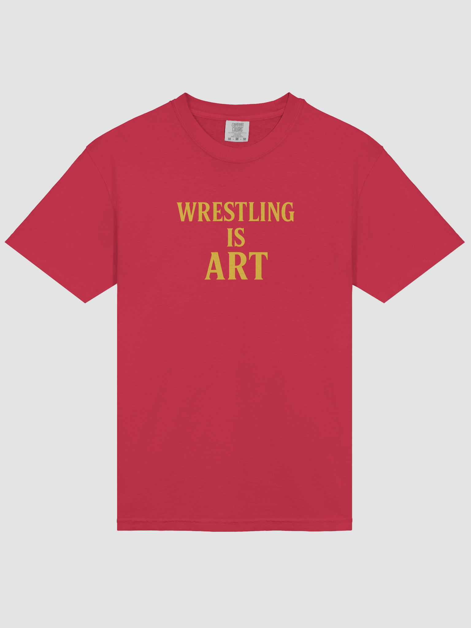 Wrestling Is ART T-Shirt product image (3)