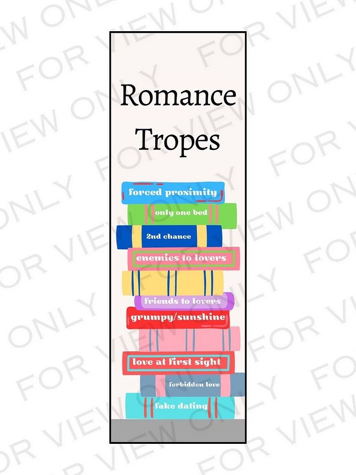 Romance Tropes Bookmark product image (2)