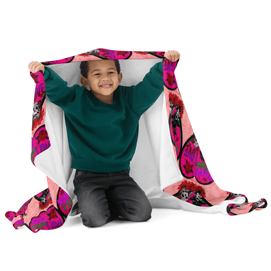 True Love Pink & White Blanket product image (3)