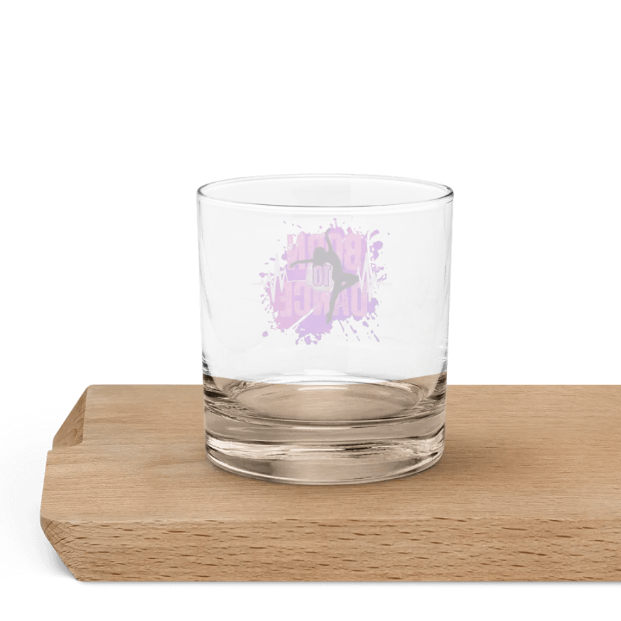 Born to Dance Her Silhouette Rocks Glass product image (4)