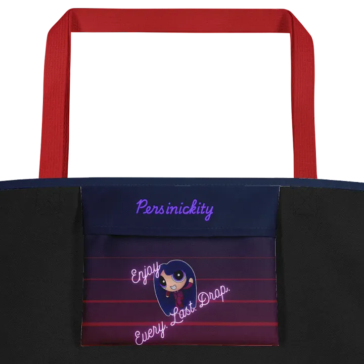 Pizza Love Tote Bag - Red/Blue product image (2)
