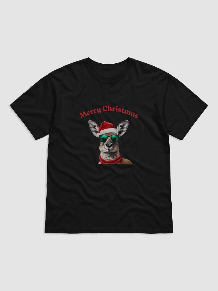 Festive Kangaroo Merry Christmas T-Shirt - Red product image (1)