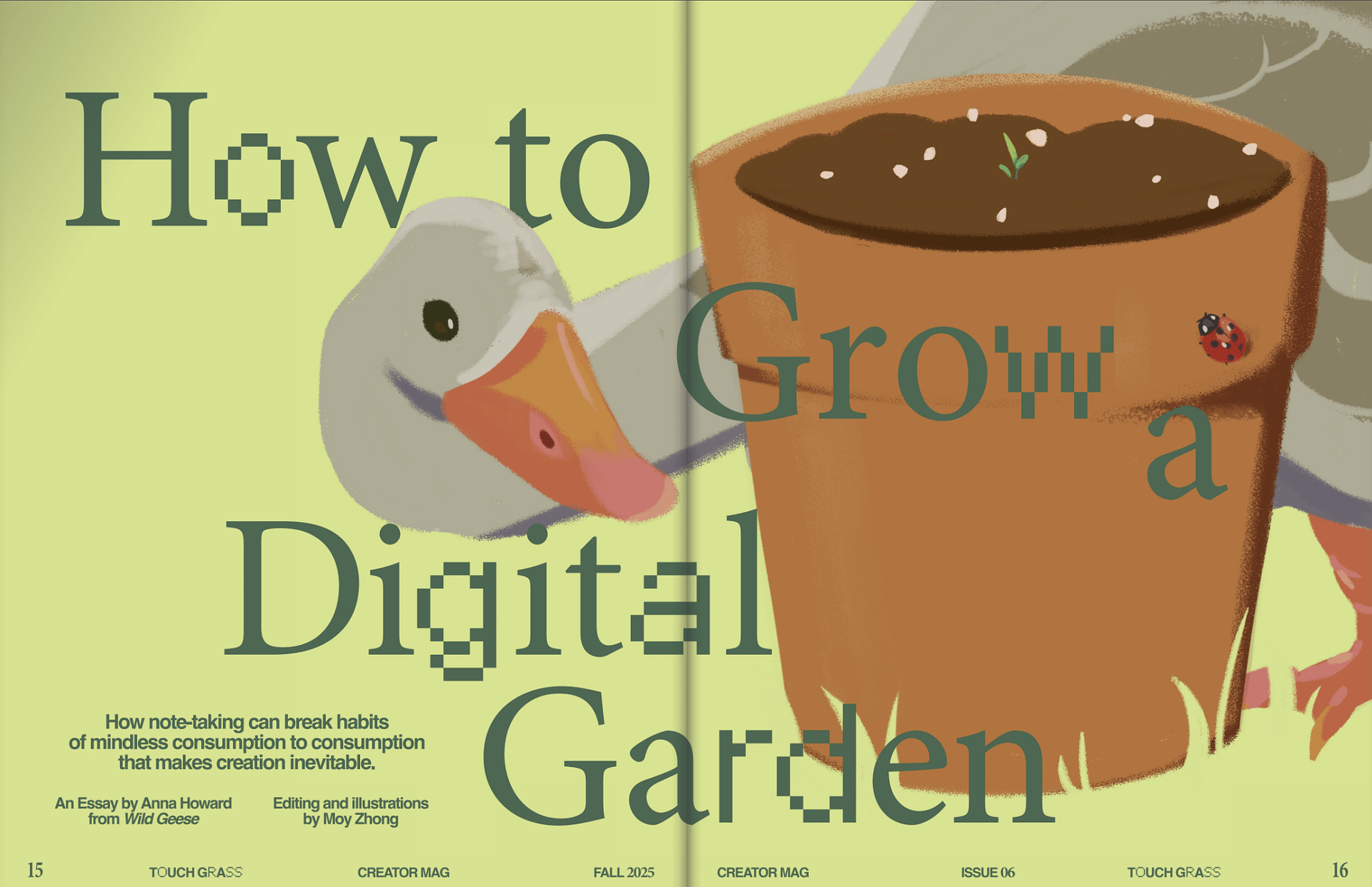 Creator Mag Issue 7: "Touch Grass" product image (4)