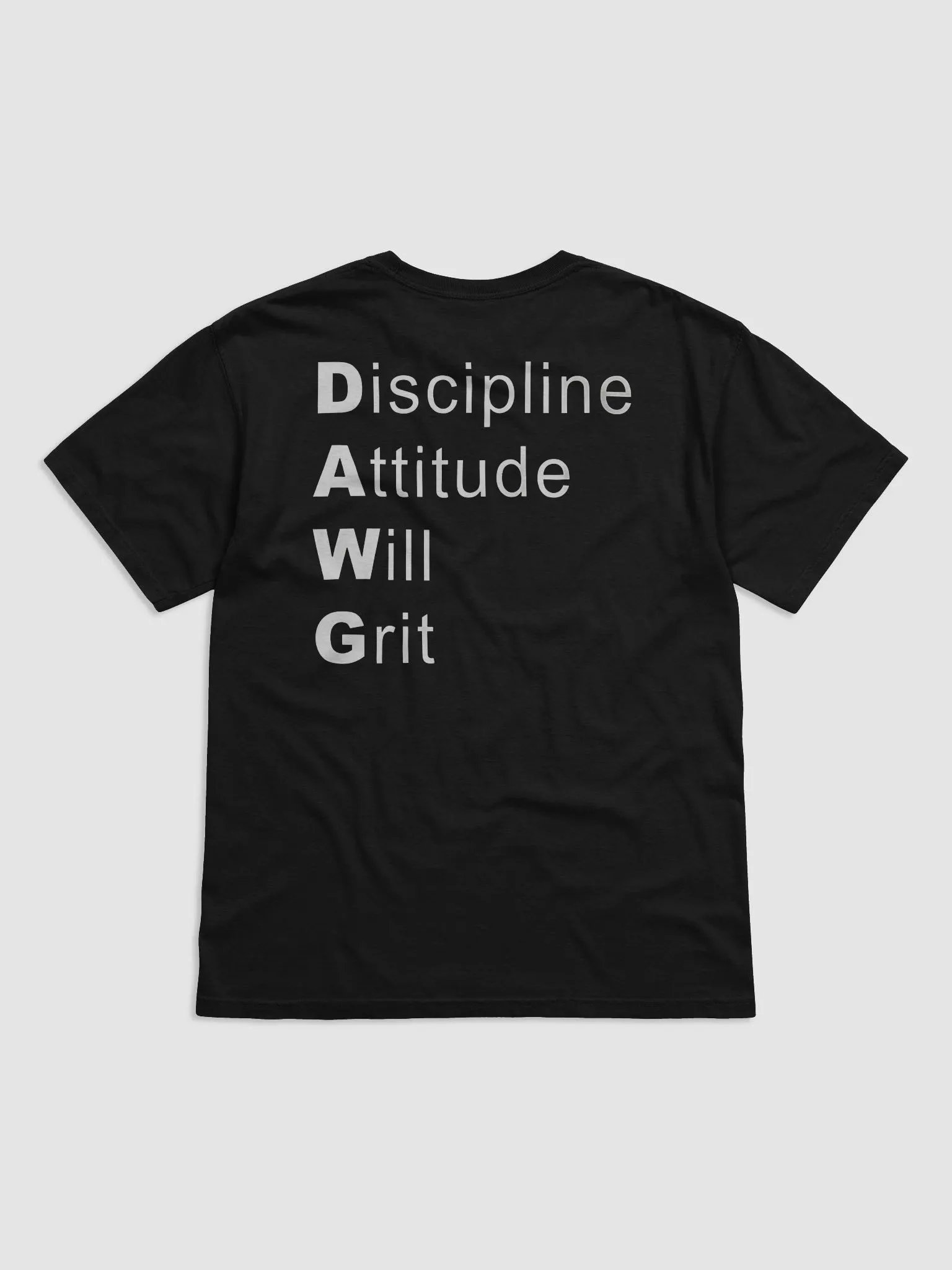 Discipline Attitude Will Grit shirt product image (6)