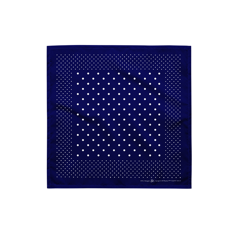 Navy Polka Dot Bandana product image (1)