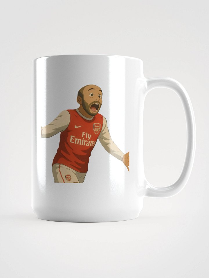 Glossy Mug - Thierry Henry Goal Celebration - Iconic Moment - Arsenal (Various Colours) product image (1)