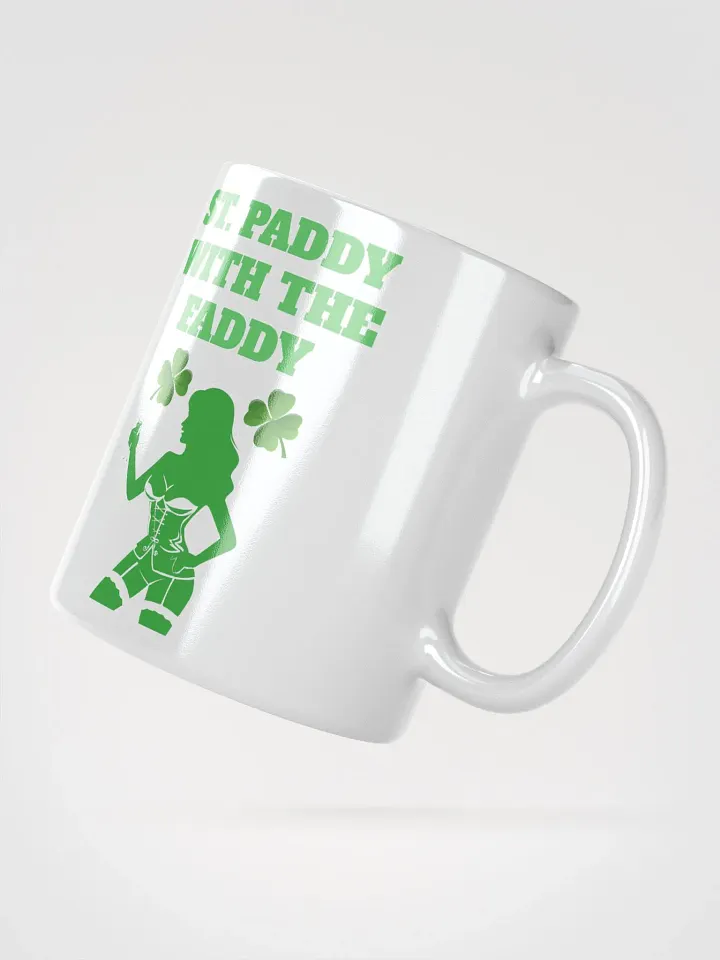 St. Paddy With The Faddy St. Patrick's Day White Mug product image (5)