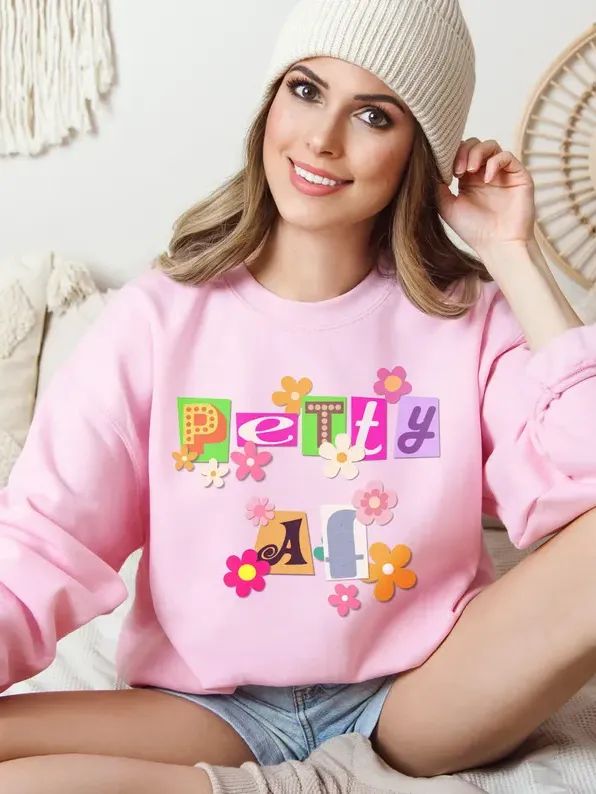 Petty AF Liberal Anti MAGA Sweatshirt product image (8)