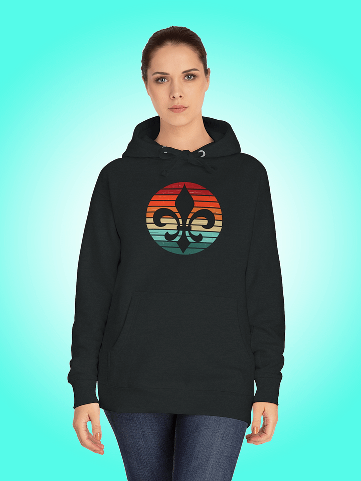 Retro Sunset Fleur De Lis product image (1)