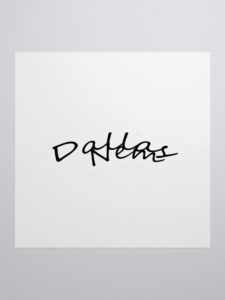 3"x3" 'Dallas Nem' Sticker product image (1)