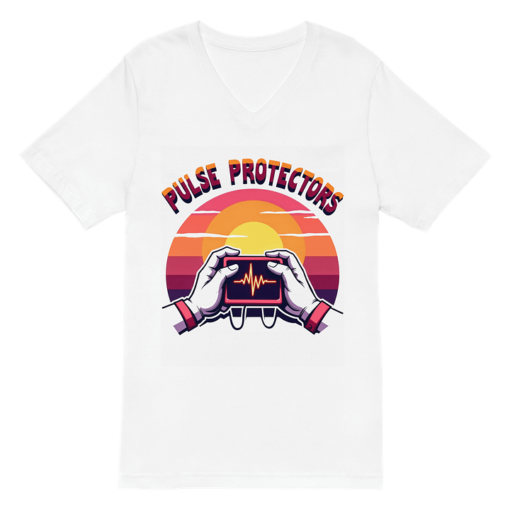 Heartbeat Sunset V-Neck Tee product image (6)