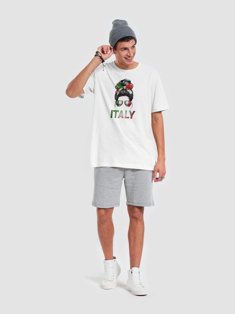 Italian Flag Inspired Bun and Sunglasses T-Shirt product image (27)