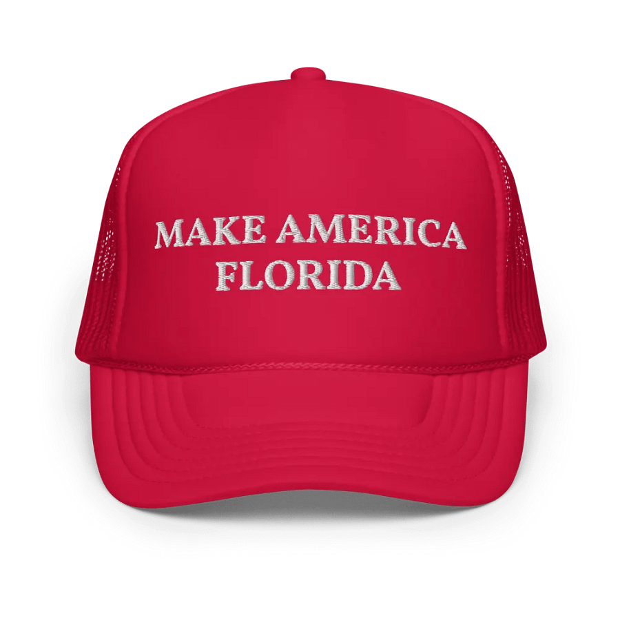 MAKE AMERICA FLORIDA - Trucker cap embroidered hat product image (1)