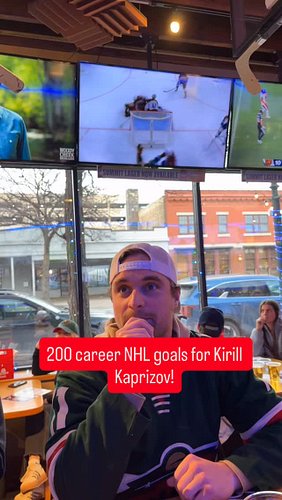 Congrats on 200 @kirillkaprizov!...

#minnesotawild #mnwild #nhl