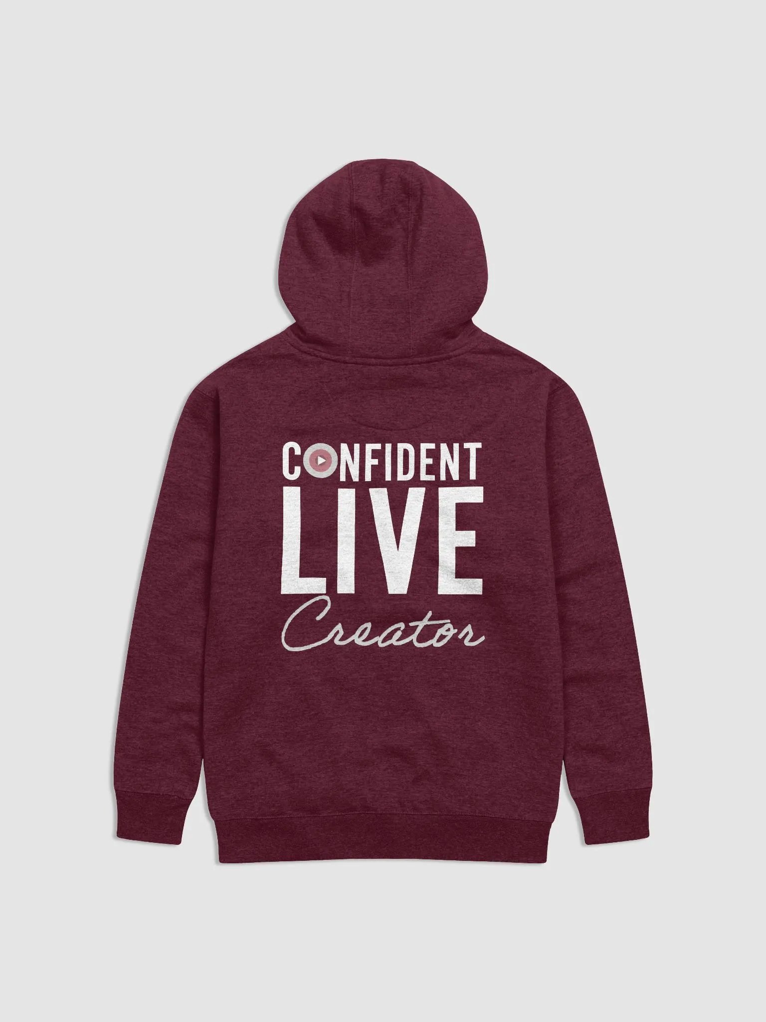 Confident Live Creator Hoodie (Mauve) product image (2)