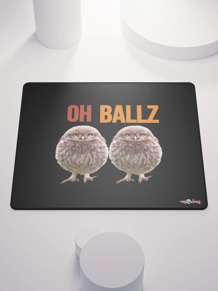 Oh Ballz Gaming Mouse Pad (Black) product image (2)
