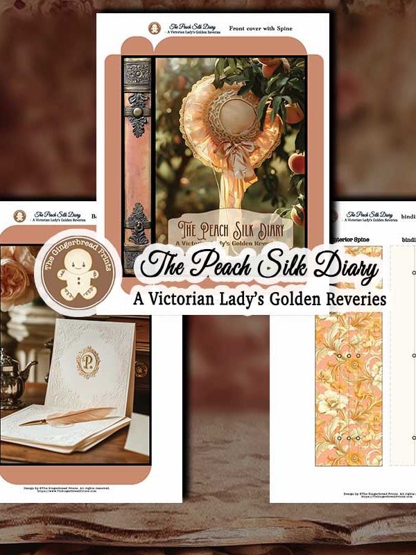 A Peach Silk Diary Journal Digital Download product image (9)