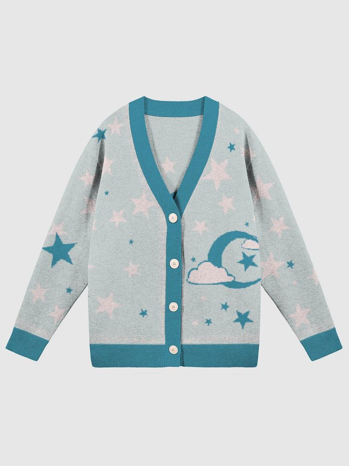 Candy Colorway Lunar Monarch Scattered Star Cardigan product image (1)
