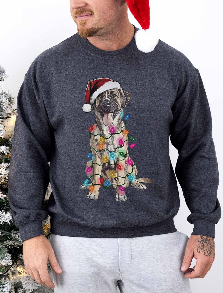 Funny Anatolian Shepherd Dog(Brindle Pinto) Christmas Sweatshirt product image (1)