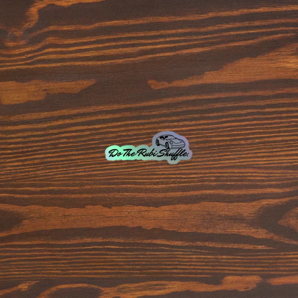 Rubi Shuffle Holographic Sticker product image (5)