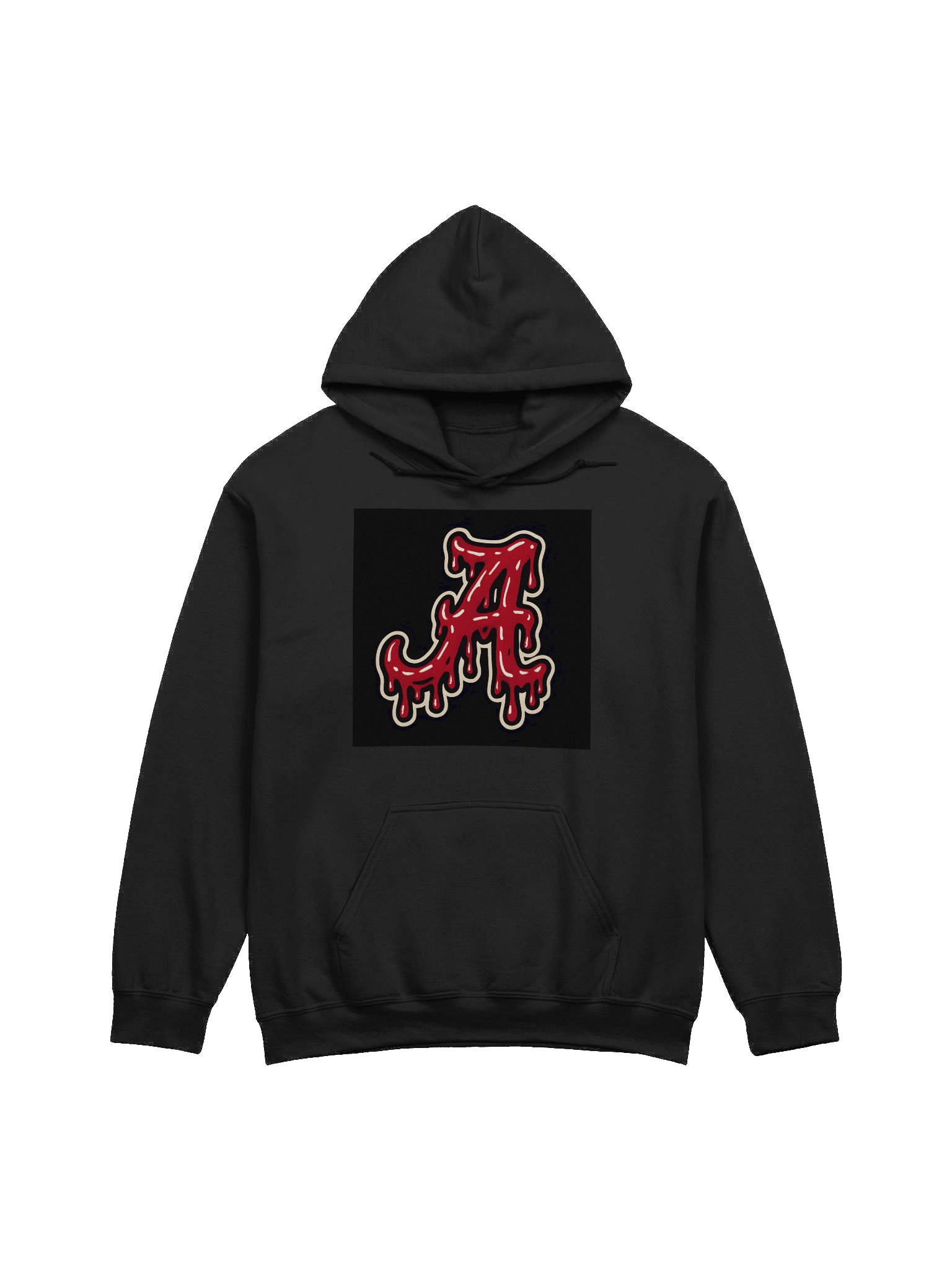 Melting A Red Glossy Hoodie product image (1)