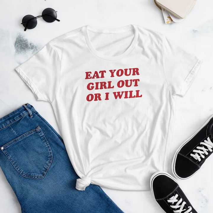 Bold Red Statement Women's T-shirt product image (1)