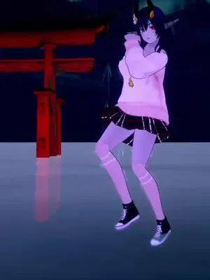 Motion By: Kimagure #vtuber #vtuberen #vtuberenglish #vroidvtuber #vtuberdance #dansingsing #easylesserafimchallenge 