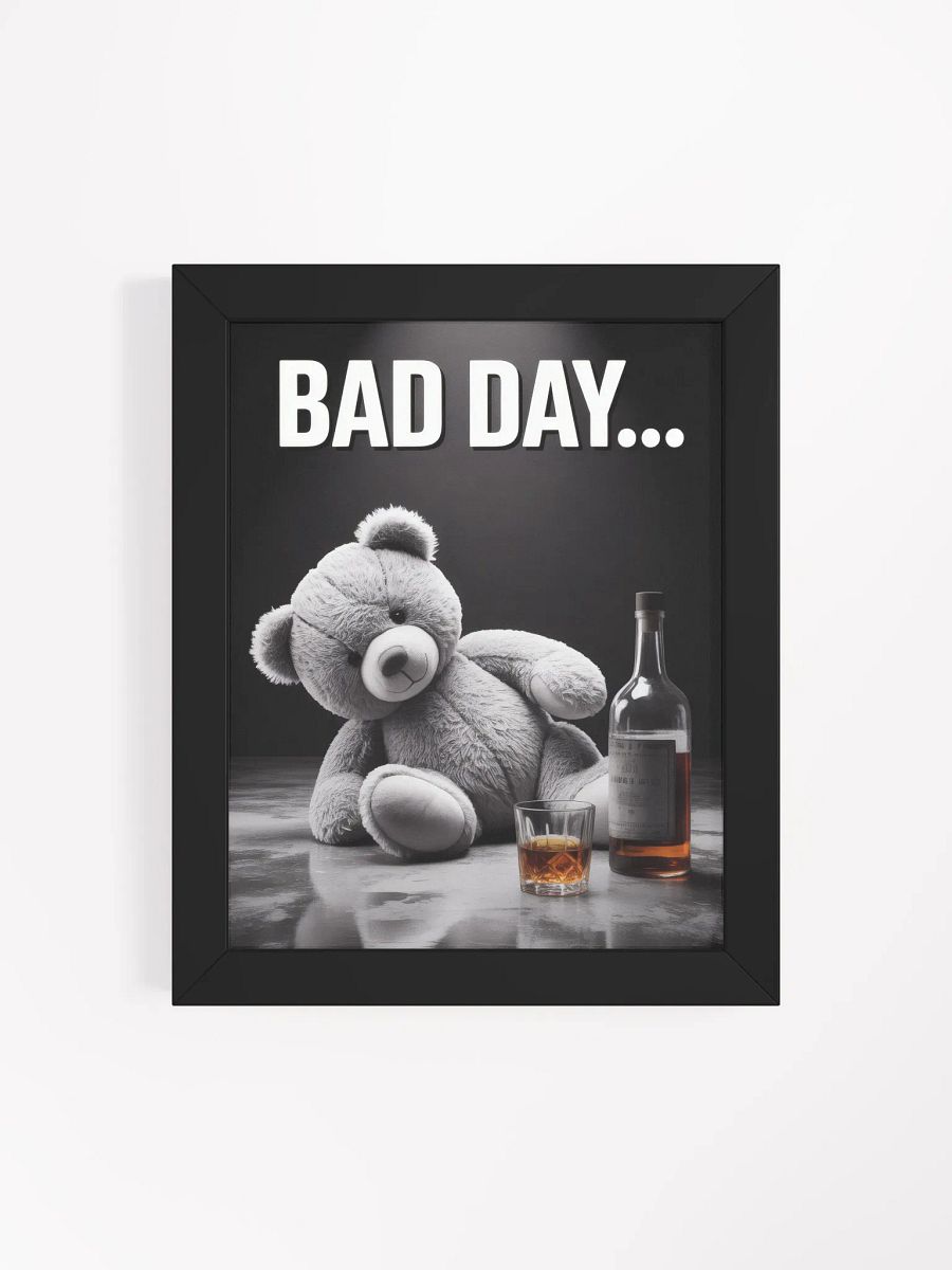 Dramatic Teddy Bear Framed Poster product image (5)