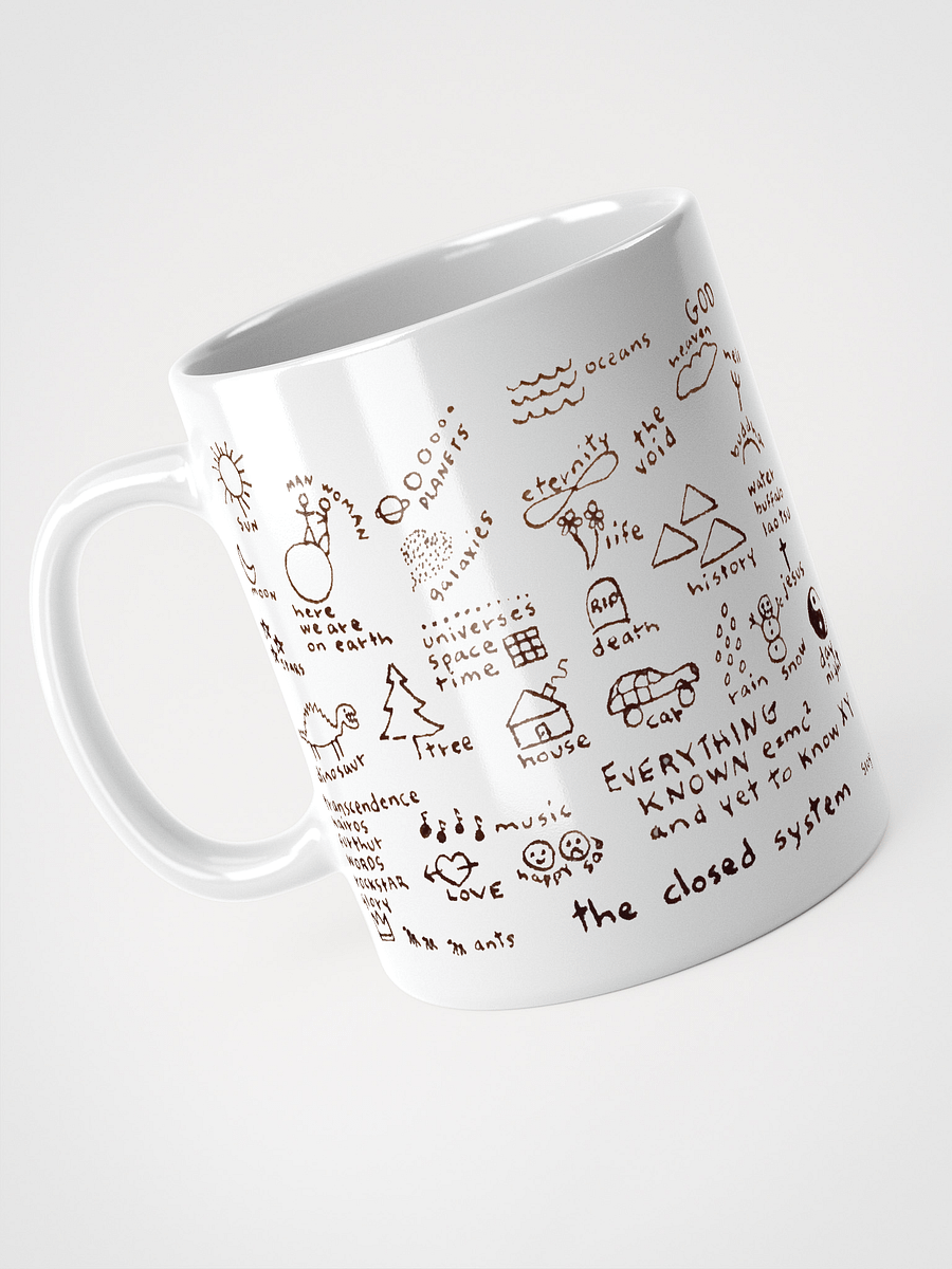 The Closed System White Glossy Mug product image (3)