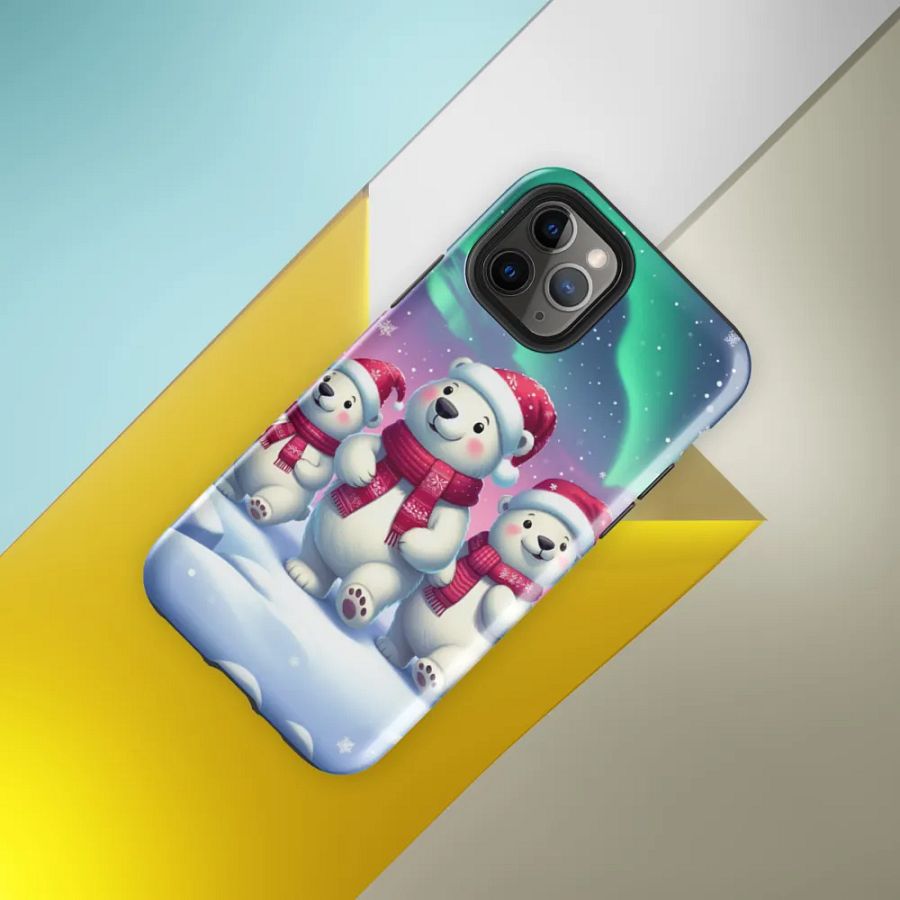 Arctic Santa Bears iPhone® Tough Case product image (33)