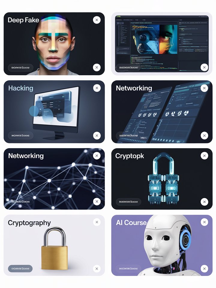 Course Collection | Deep Fake, Hacking, Networking, Cryptography, AI product image (1)